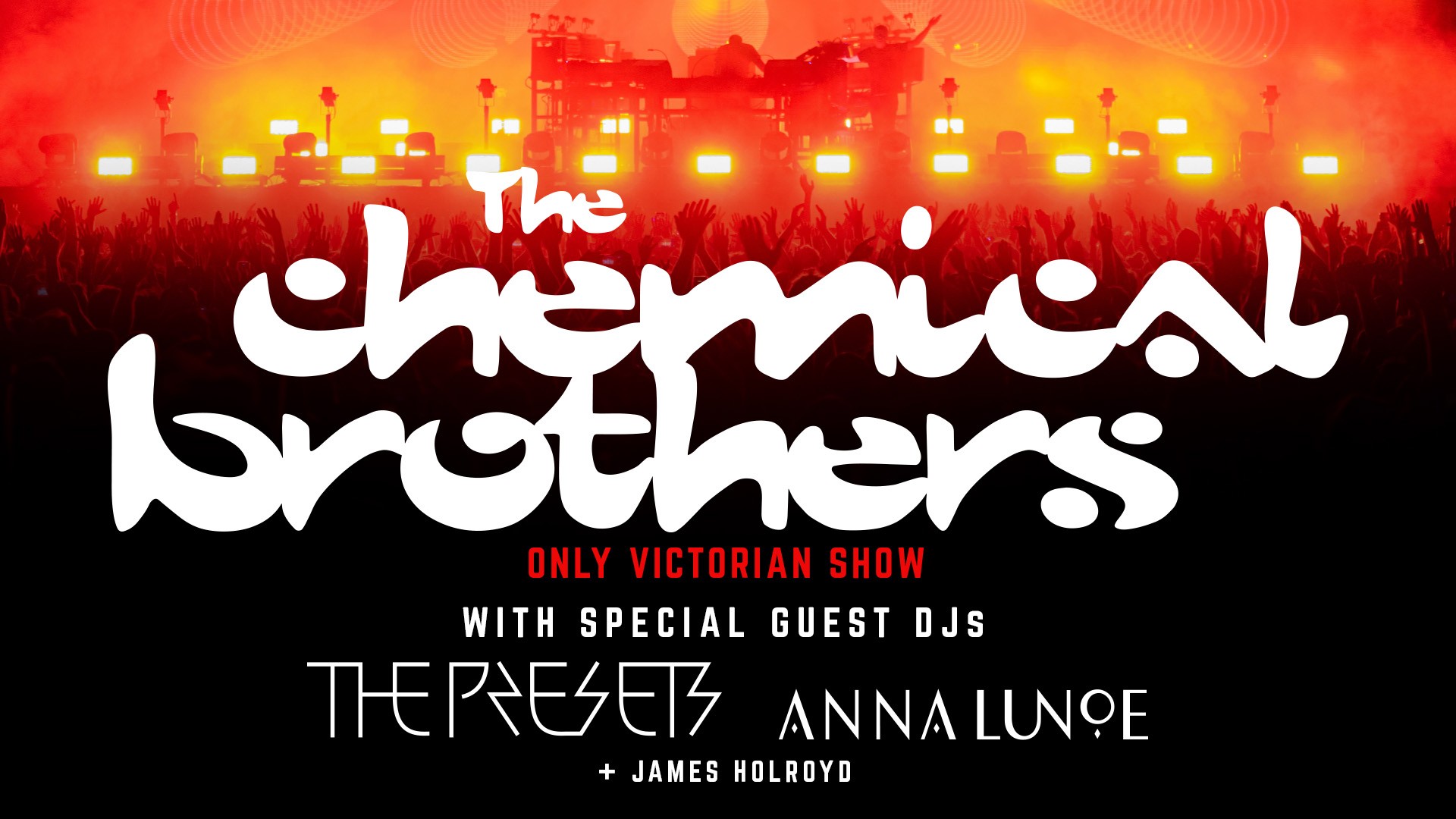 chemical brothers melbourne tour